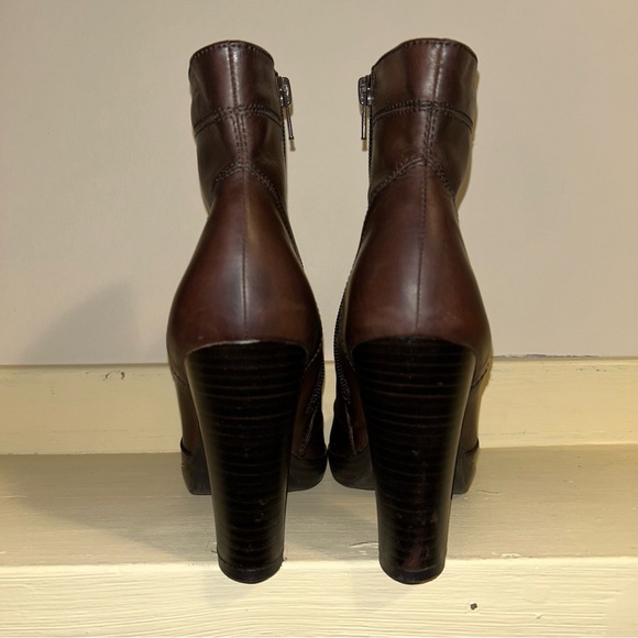 Locale Genuine Leather Ankle Boots High Heel booties - Picture 7 of 13